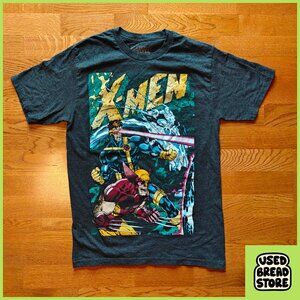 X-Men #1 Cyclops Wolverine Variant T-Shirt | S | Heathered Gray | Marvel Comics